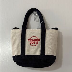 Trader Joe's Mini Tote Bag Set - Green and Black
